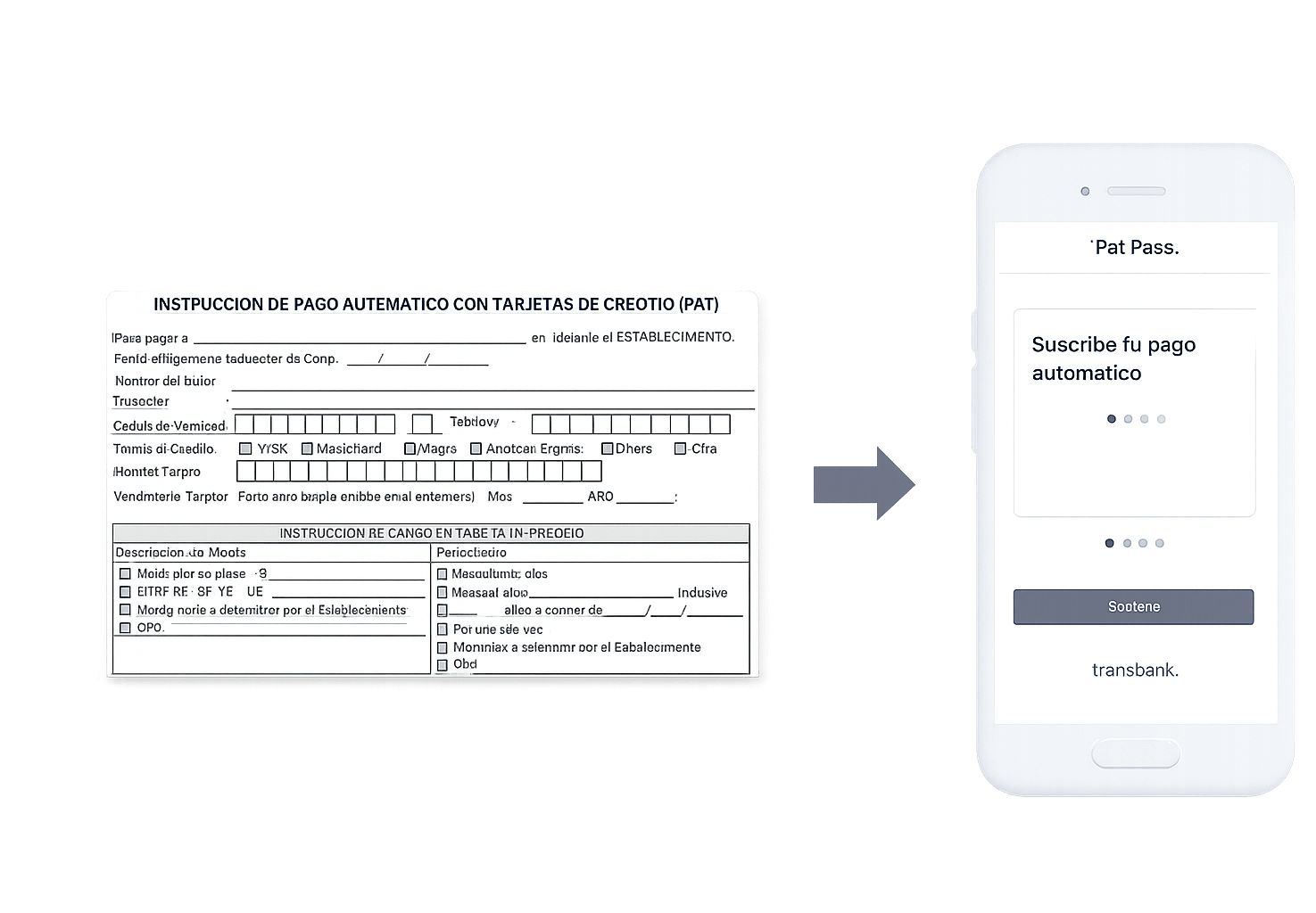 Wireframes for the four-step subscription flow